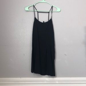 Black short dress